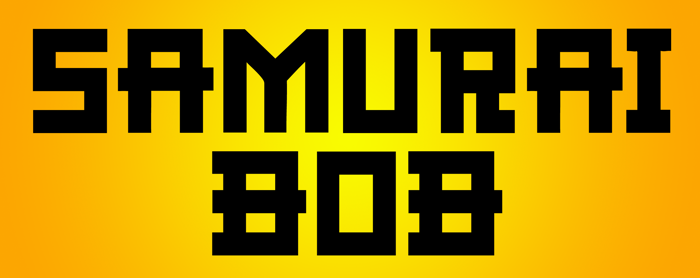 CF Samurai Bob Font poster
