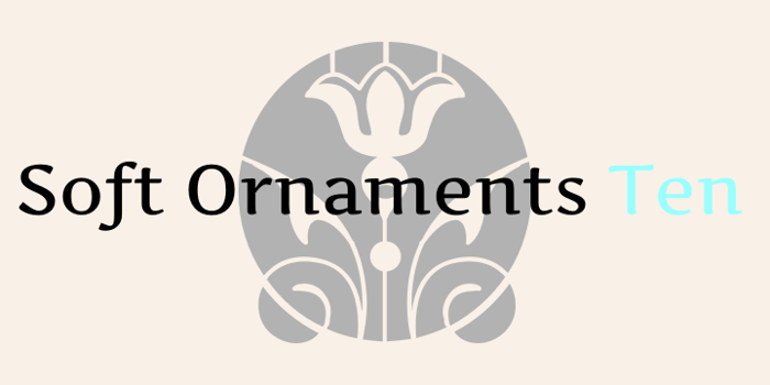 Soft Ornaments Ten Font poster