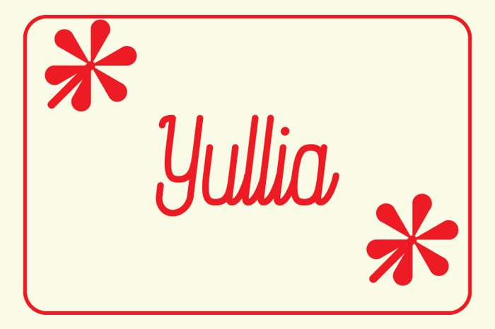 Yullia Font poster