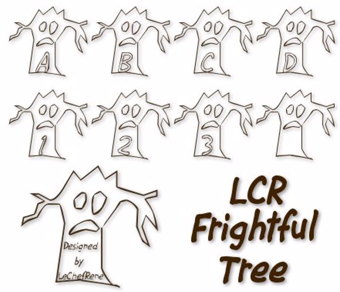 LCR Firghtful Tree Font poster