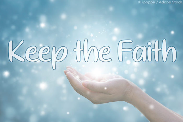 Keep the Faith Font poster