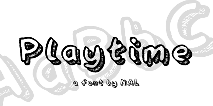 Playtime Font poster