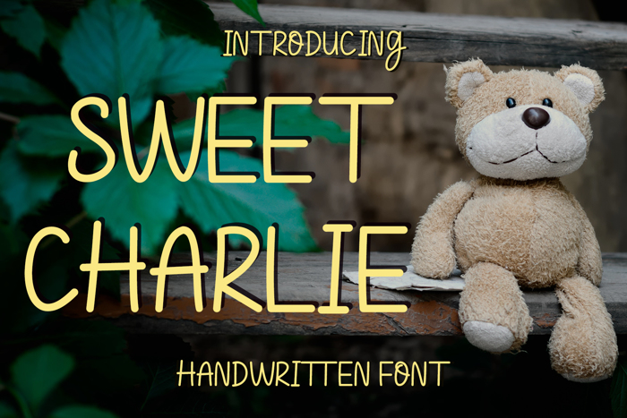 Sweet Charlie Font poster
