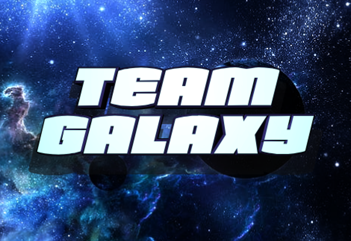 Team Galaxy Font poster