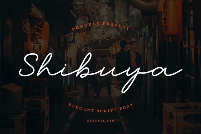Shibuya Font poster