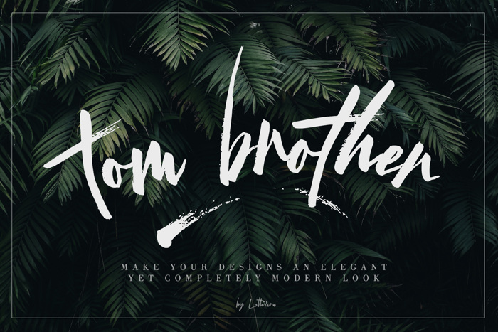 tom brother Font poster