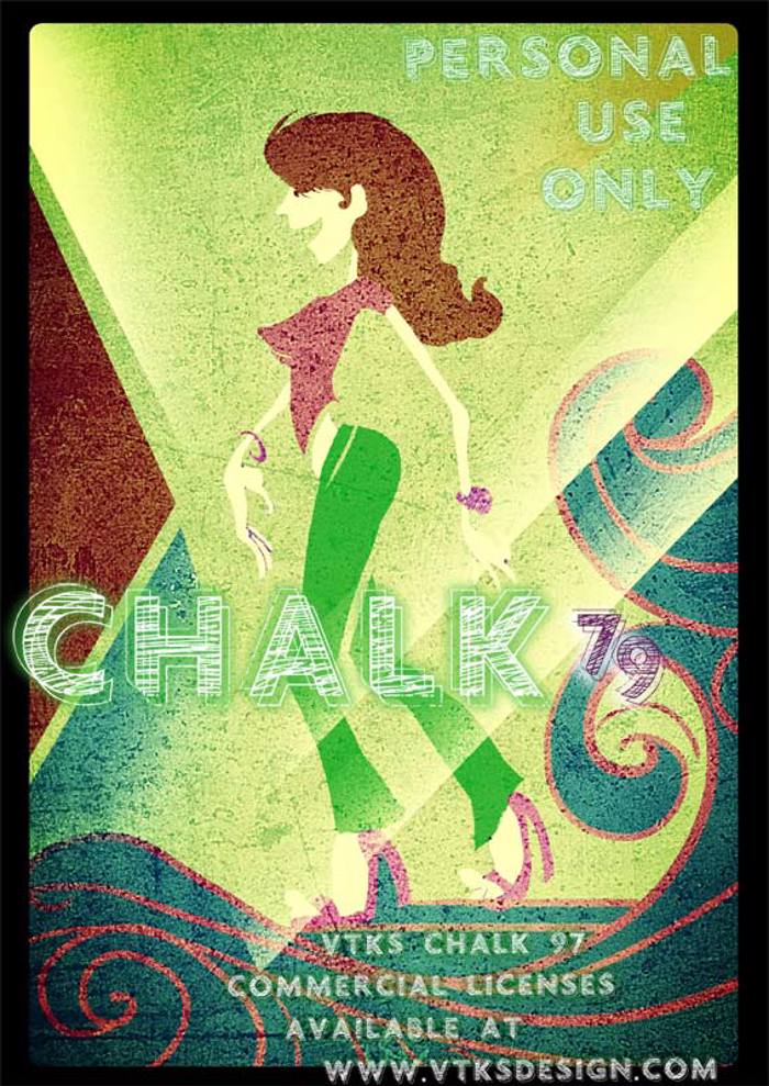 vtks chalk 79 Font
