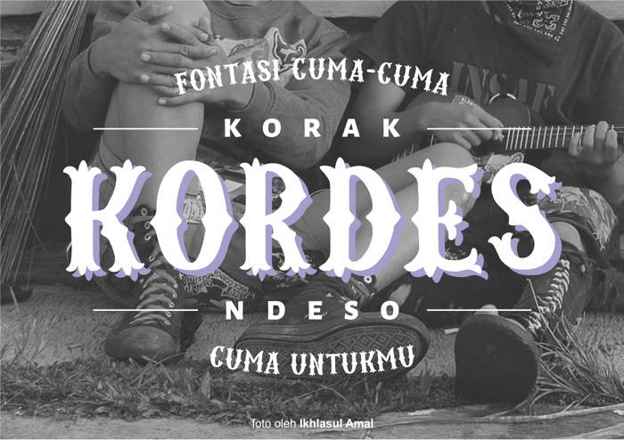 Kordes Font poster