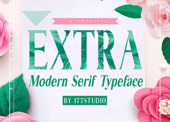 EXTRA Serif Font