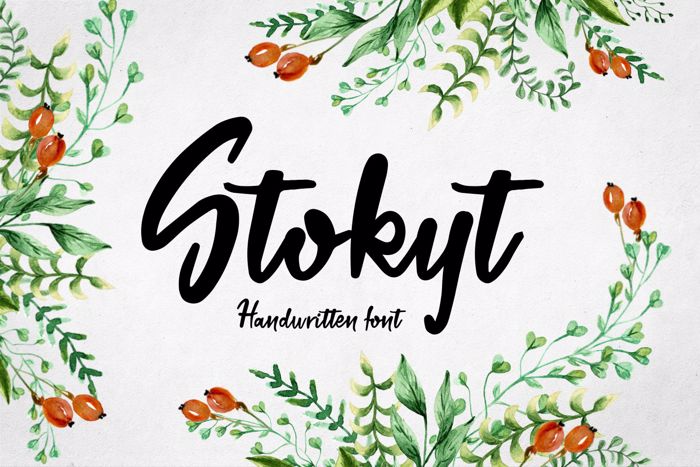 Stokyt Demo Font poster
