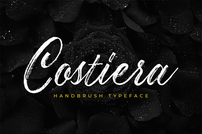Costiera Font poster