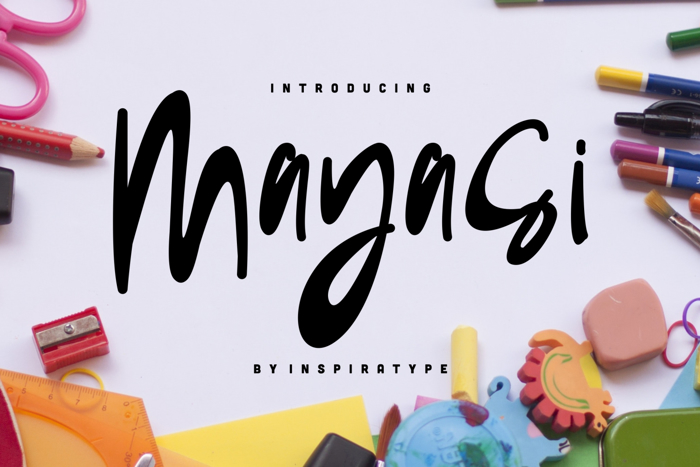 Mayasi Font poster