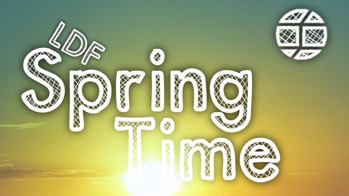 SpringTime Font poster