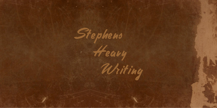 Stephens Heavy Writing Font poster