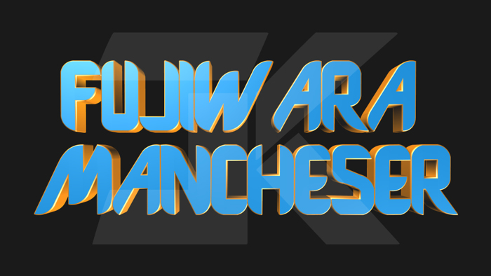Fujiwara Manchester Font poster