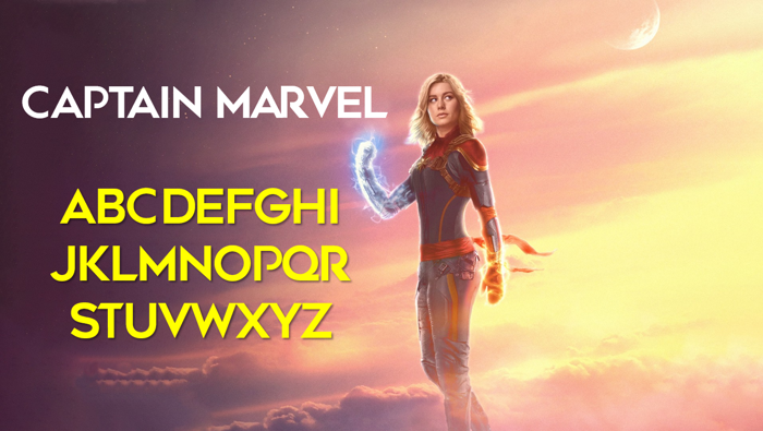 Captain Marvel Font