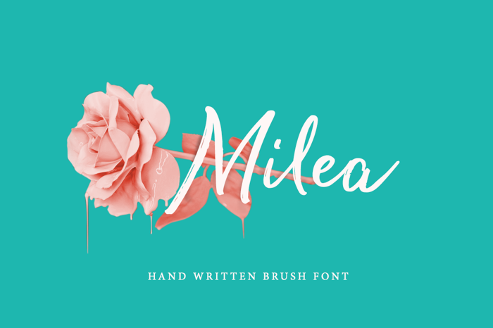 Milea Alt Font poster