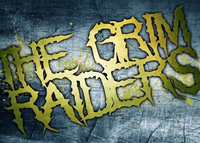The Grim Raiders Font poster