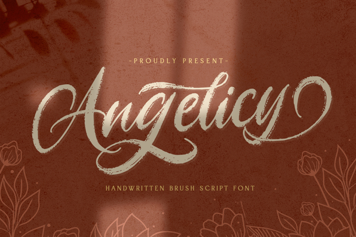 Angelicy Font poster