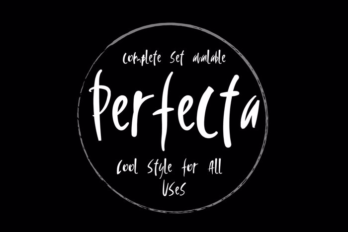 Vtks Perfecta Font poster