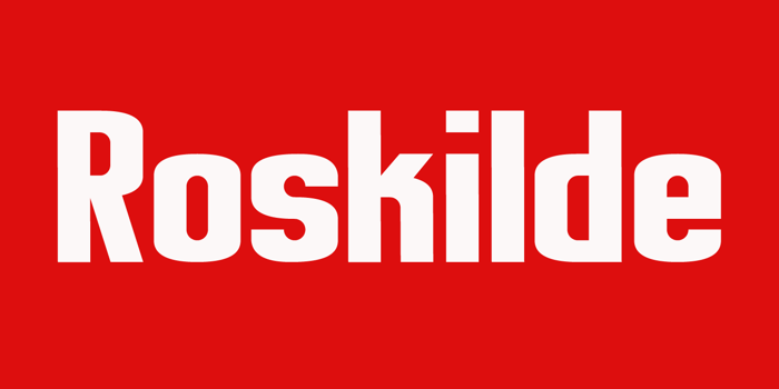 Roskilde DEMO Font poster
