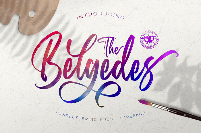 Belgedes Font poster