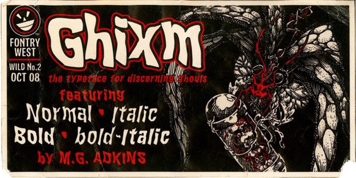 WILD2 Ghixm NC Font