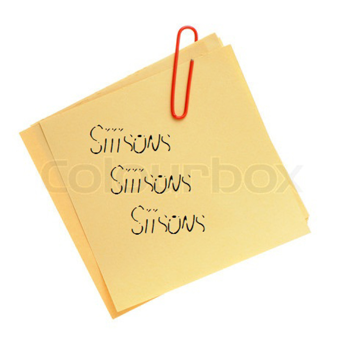 Siiisons Font poster