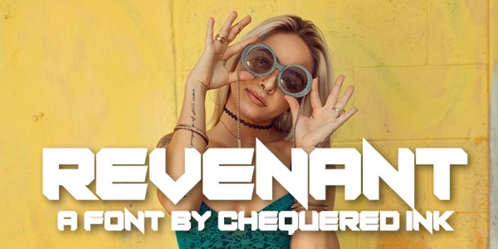 Revenant Font poster