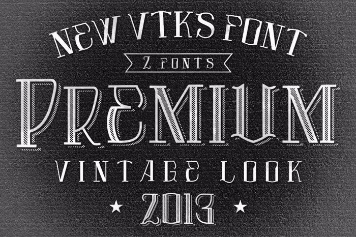 Vtks Premium Font poster