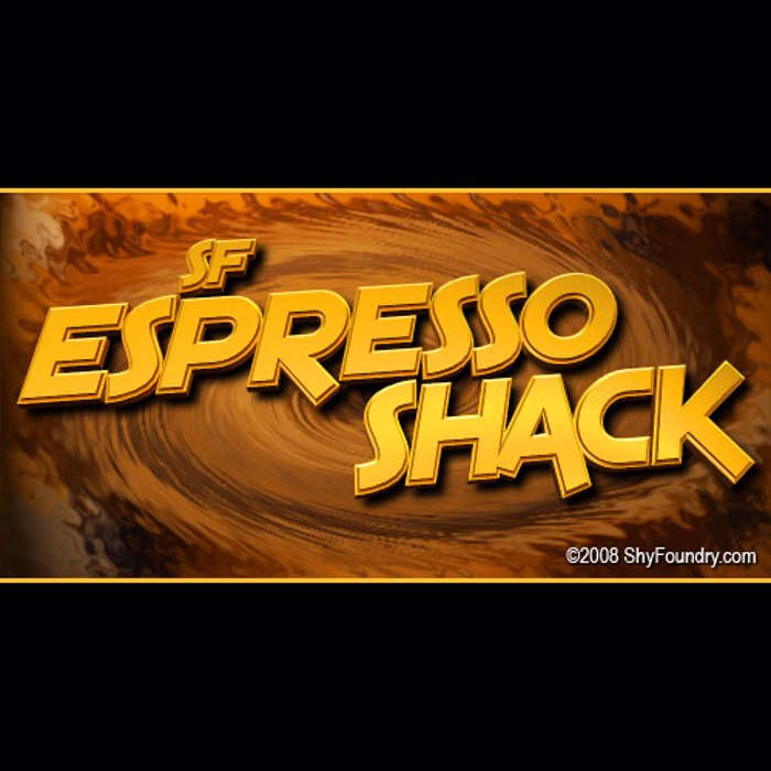 SF Espresso Shack Font poster