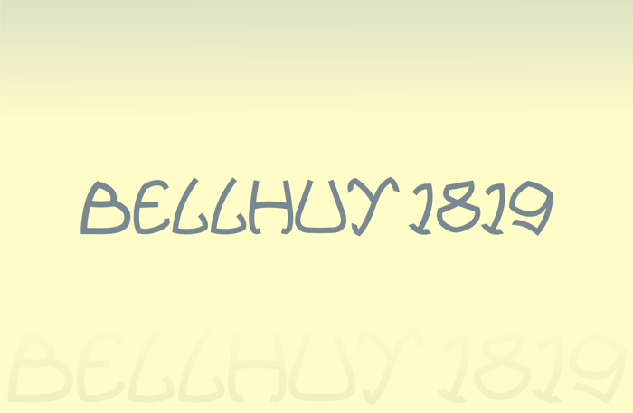 Belhuy Font poster