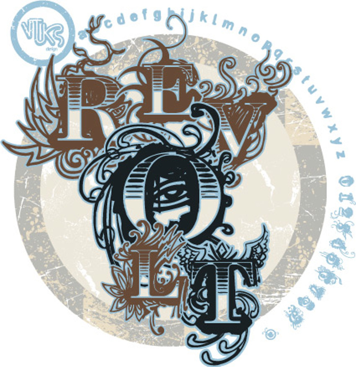 Vtks Revolt Font poster