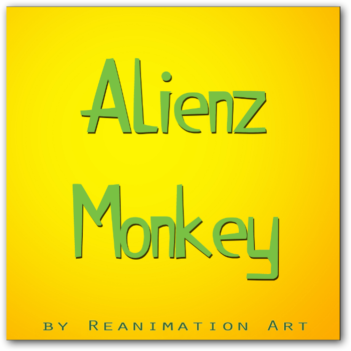 Alienz Monkey Font