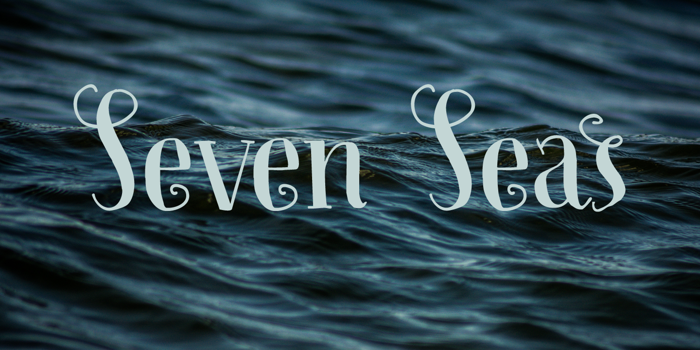 Seven Seas DEMO Font poster