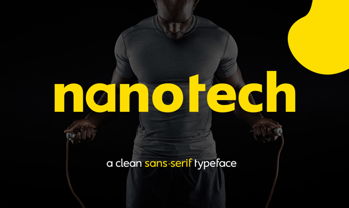 Nanotech LLC Font poster