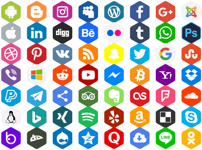 Social Color Pro Font poster