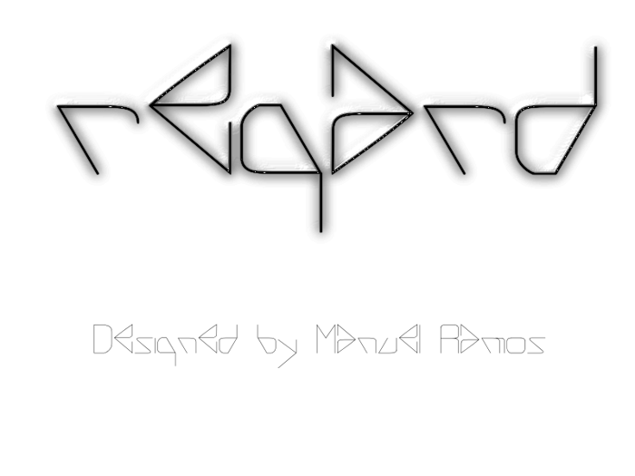 REGARD Font poster