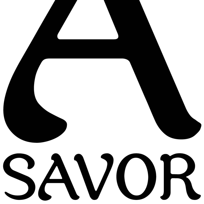 Savor Font poster
