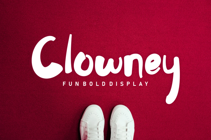 Clowney Font poster