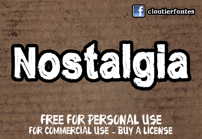CF Nostalgia Font