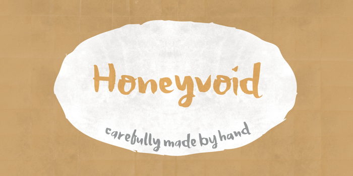 Honeyvoid DEMO Font poster