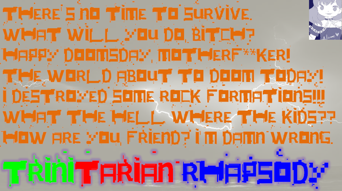 Trinitarian Rhapsody Font poster