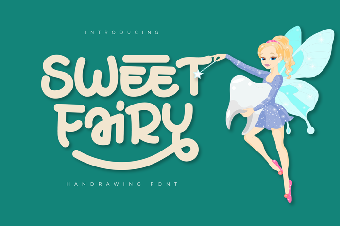 SWEET FAIRY Font poster