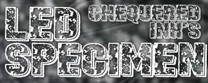 Led Specimen Font poster