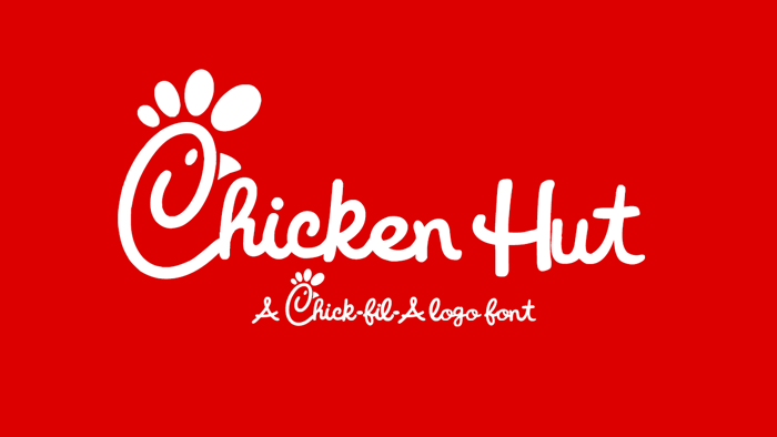 Chicken Hut Font poster