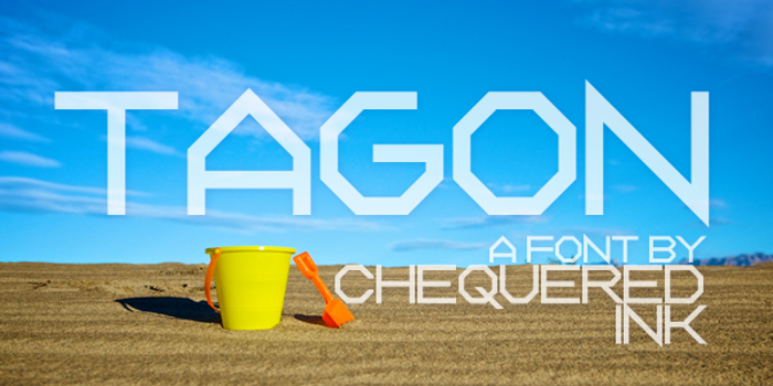Tagon Font poster