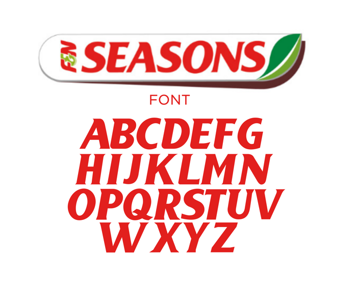 F&N Seasons Font poster