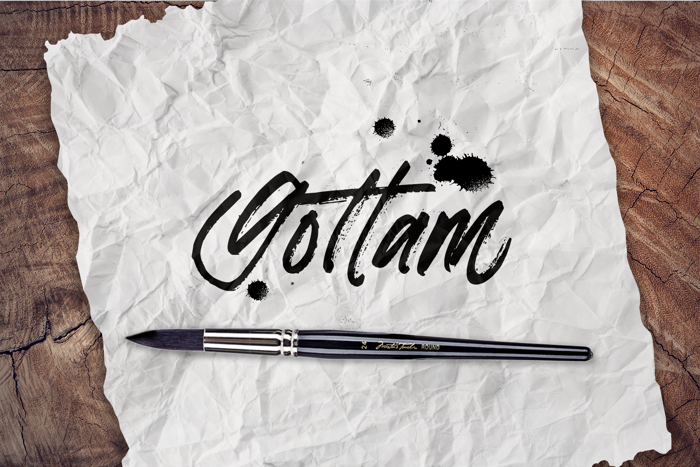 Gottam Font poster