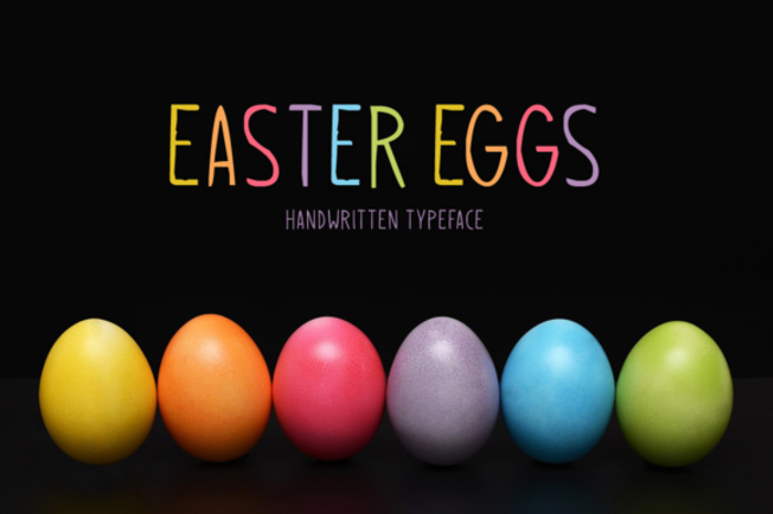 Easter Eggs Font poster